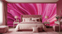 Abstract Pink wallpaper for Bedroom
