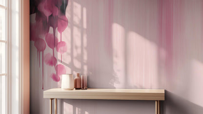 Abstract Pink wallpaper for Bedroom