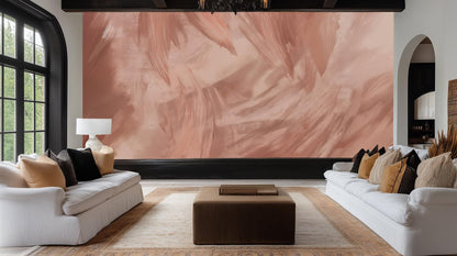 Abstract Pink wallpaper for Living Room