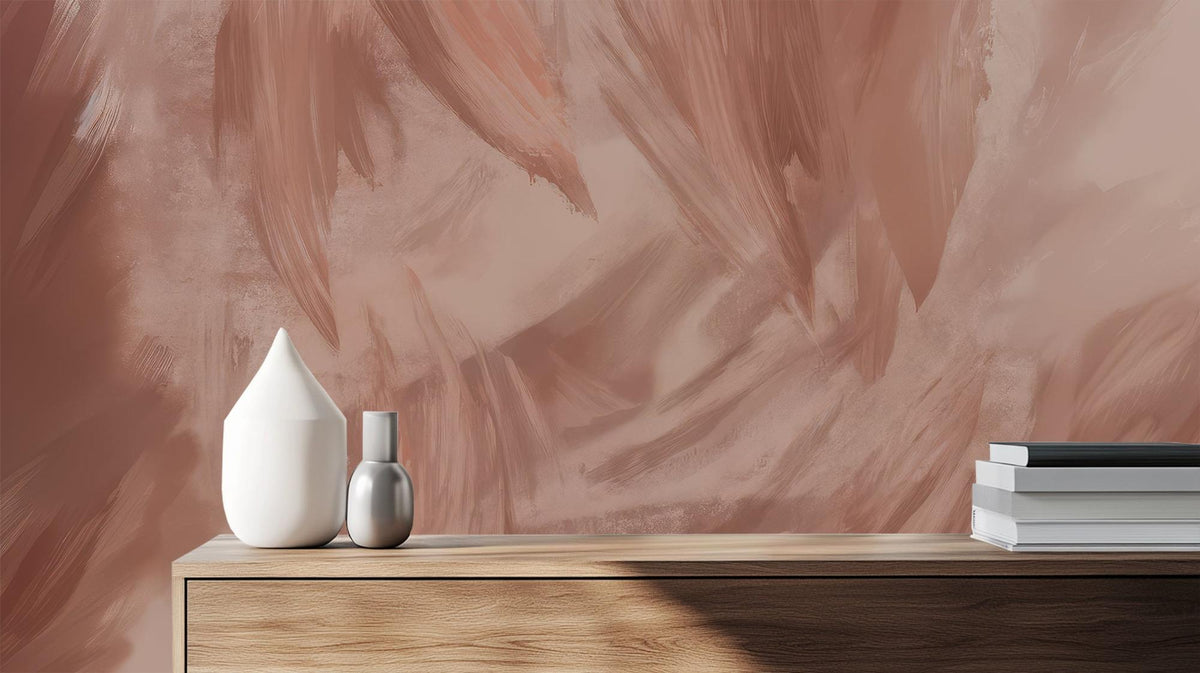 Abstract Pink wallpaper for Living Room