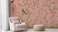 Art Nouveau Pink wallpaper for Bedroom