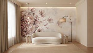 Art Nouveau Pink wallpaper for Bedroom