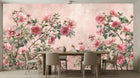 Botanical Pink wallpaper for Dining Room