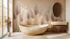 Coastal Pink wallpaper for Bathroom