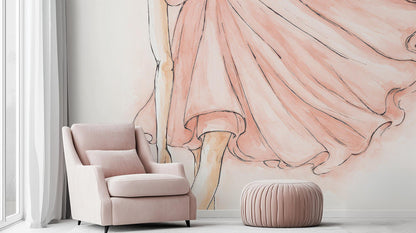 Contemporary Pink wallpaper for Bedroom