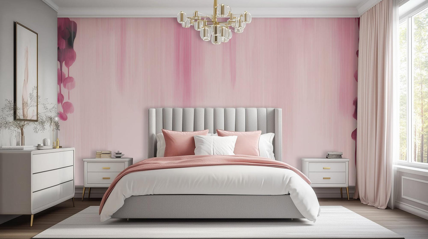 Contemporary Pink wallpaper for Bedroom