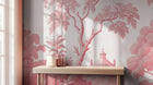 Contemporary Pink wallpaper for Bedroom