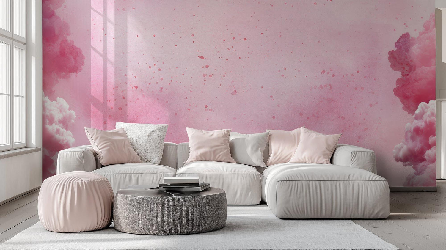 Contemporary Pink wallpaper for Bedroom