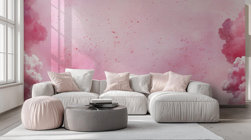 Contemporary Pink wallpaper for Bedroom