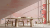Contemporary Pink wallpaper for Bedroom