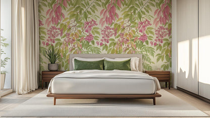 Contemporary Pink wallpaper for Bedroom