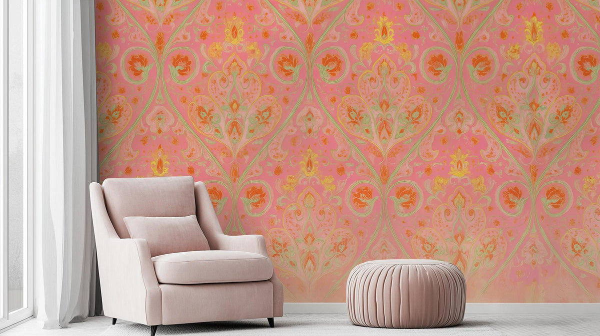 Contemporary Pink wallpaper for Bedroom