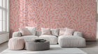 Contemporary Pink wallpaper for Bedroom