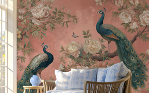 Contemporary Pink wallpaper for Bedroom
