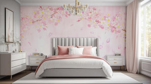 Contemporary Pink wallpaper for Bedroom