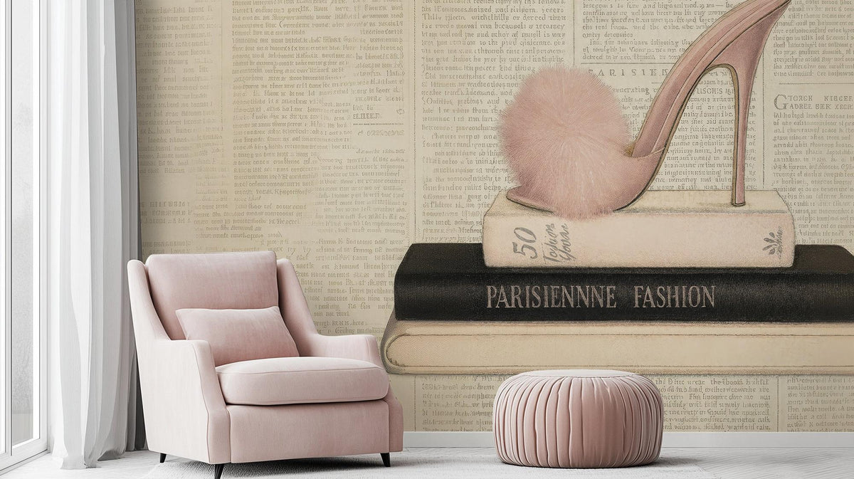 Contemporary Pink wallpaper for Bedroom