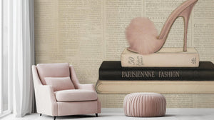 Contemporary Pink wallpaper for Bedroom