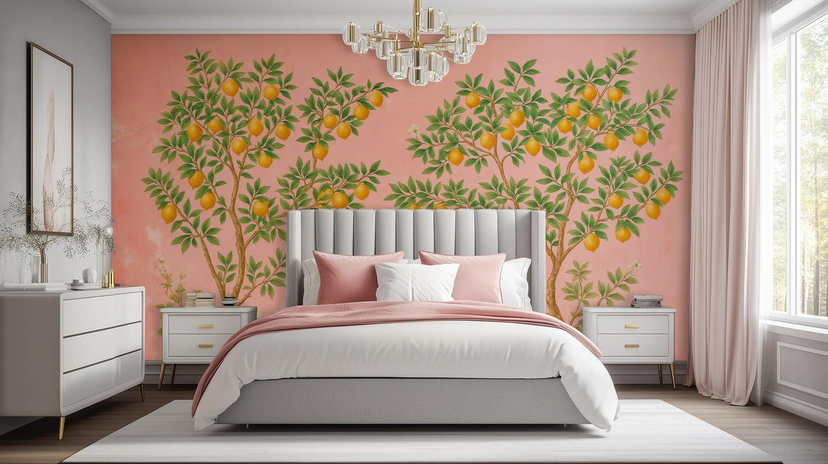 Contemporary Pink wallpaper for Bedroom