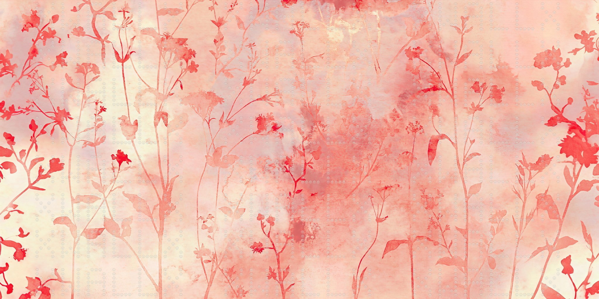 Watercolor Bloom Floral Wallpaper