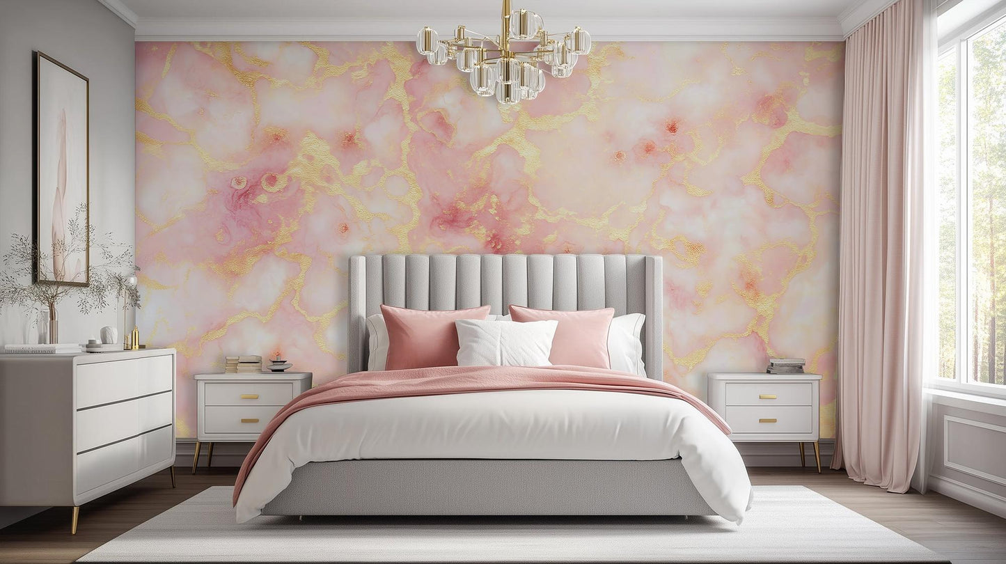 Contemporary Pink wallpaper for Bedroom