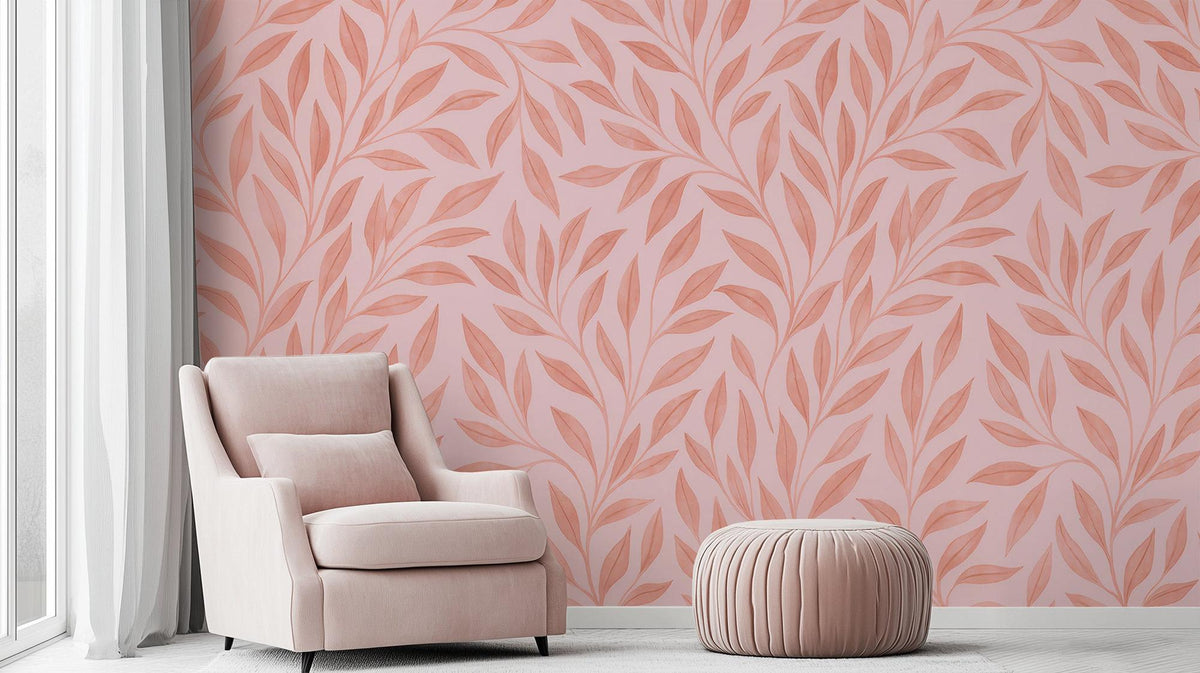 Contemporary Pink wallpaper for Bedroom