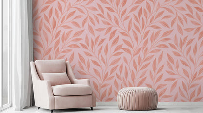 Contemporary Pink wallpaper for Bedroom