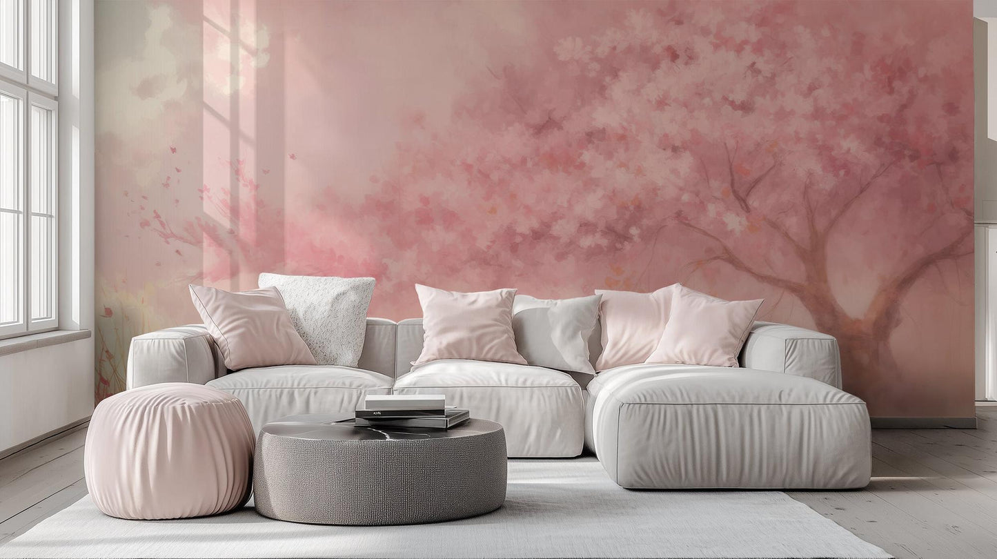 Contemporary Pink wallpaper for Bedroom