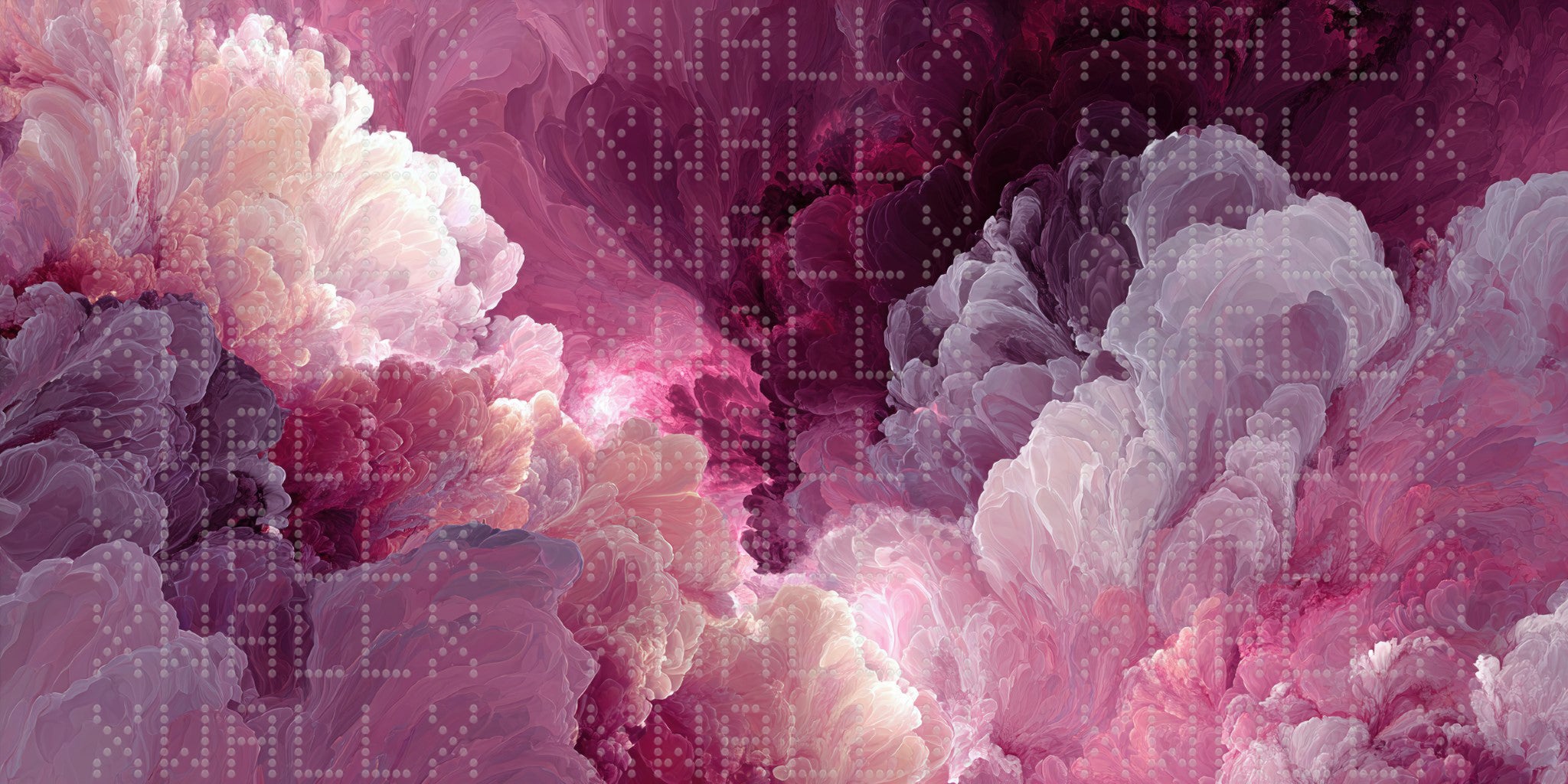 Plush Lavender Cloudscape Wallpaper