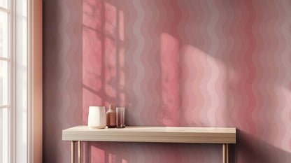 Contemporary Pink wallpaper for Bedroom