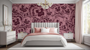 Contemporary Pink wallpaper for Bedroom
