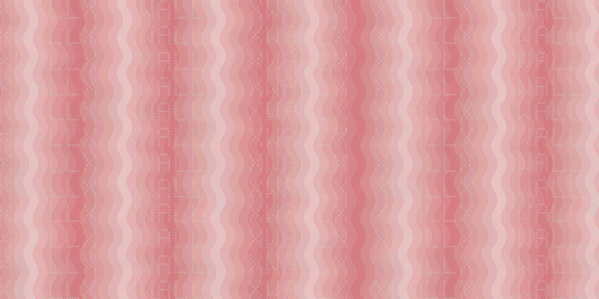 Soft Pink Wave Pattern Wallpaper