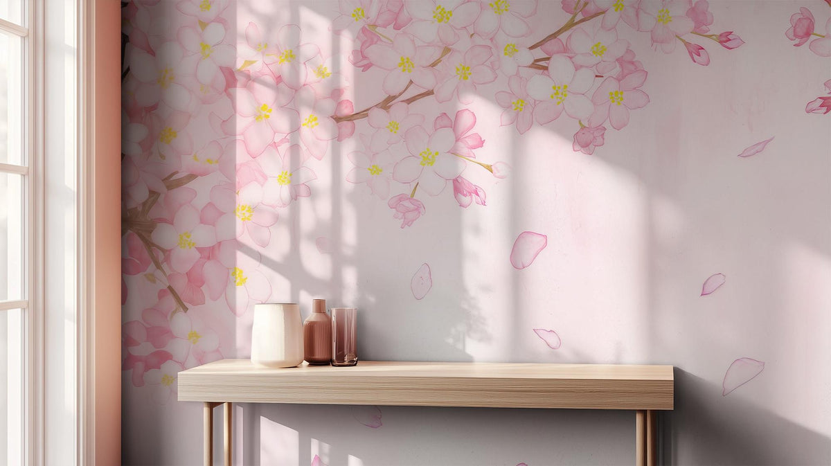 Contemporary Pink wallpaper for Bedroom