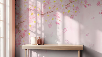 Contemporary Pink wallpaper for Bedroom