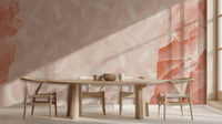 Contemporary Pink wallpaper for Dining Room