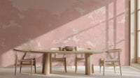 Contemporary Pink wallpaper for Dining Room