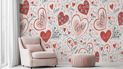 Contemporary Pink wallpaper for Kids