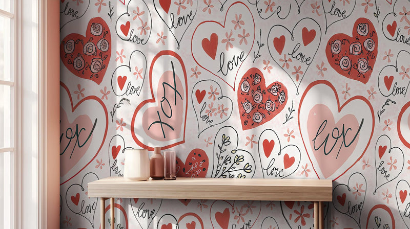 Contemporary Pink wallpaper for Kids