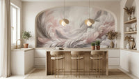 Contemporary Pink wallpaper for Kitchen