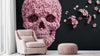 Ornate Skull Blossom Wallpaper