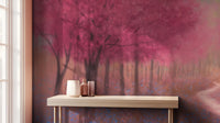Contemporary Pink wallpaper for Living Room