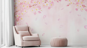 Contemporary Pink wallpaper for Nursery
