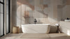 Muted Geometric Harmony Wallpaper