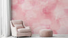 Soft Blush Floral Embrace Wallpaper