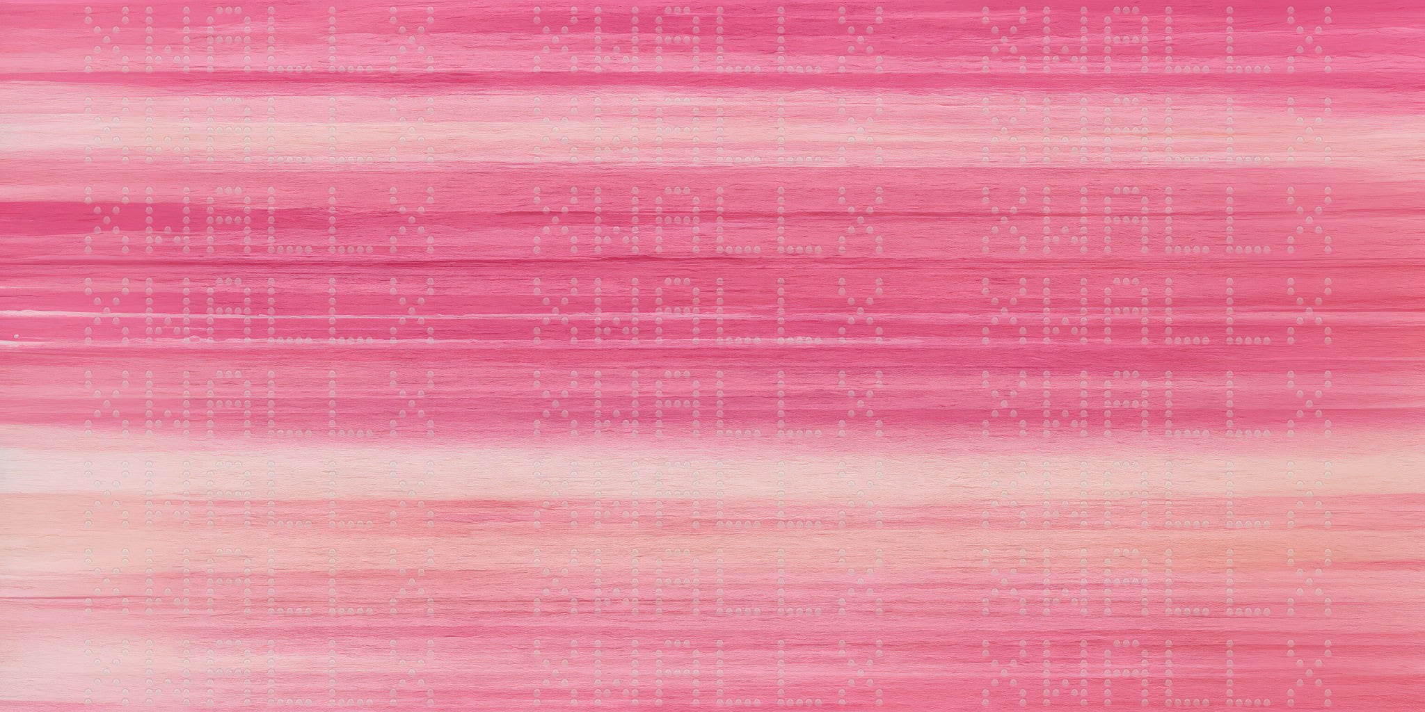 Ombre Pink Textured Stripes Wallpaper