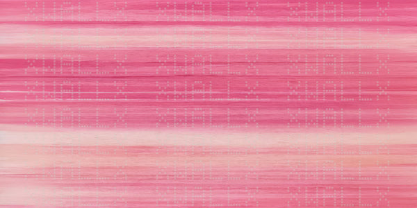 Ombre Pembe Dokulu Çizgiler Duvar Kağıdı - Sample