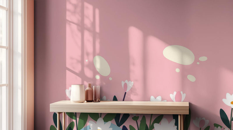 Modern Pink wallpaper for Bedroom