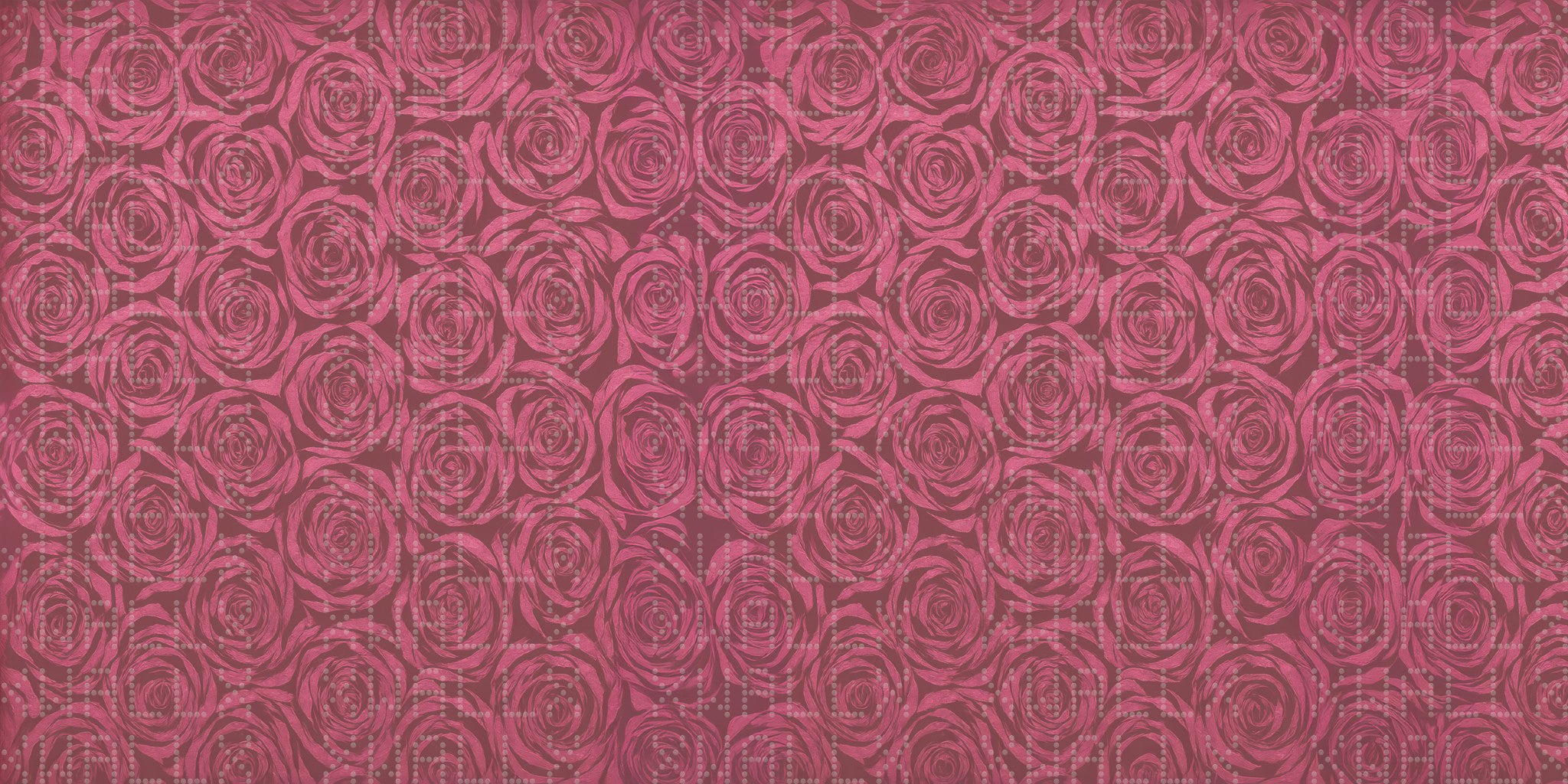 Romantic Deep Rose Blossom Wallpaper