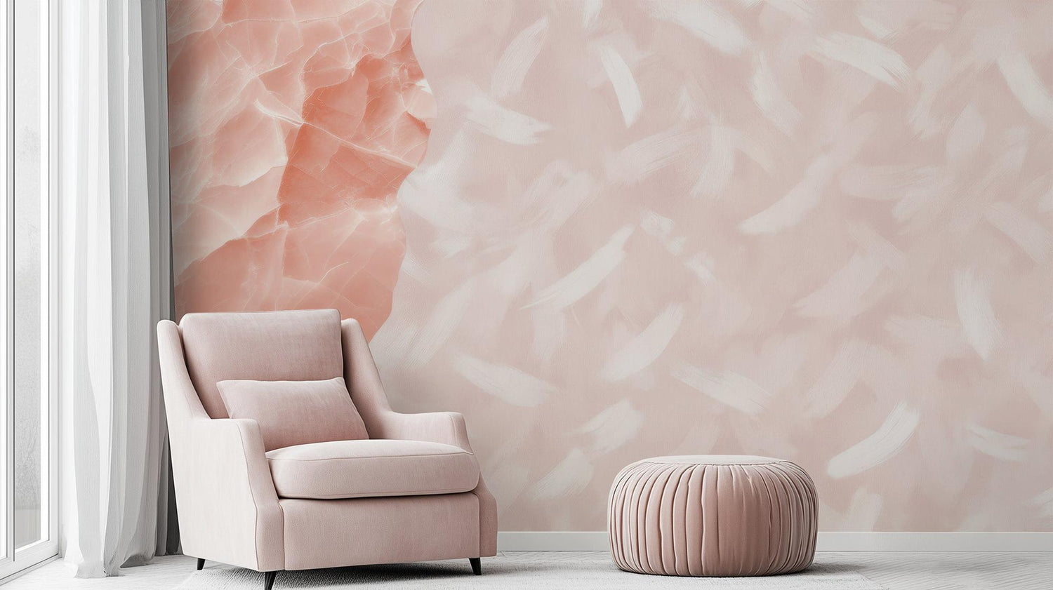 Modern Pink wallpaper for Bedroom