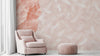 Coral Vein Blush Wallpaper