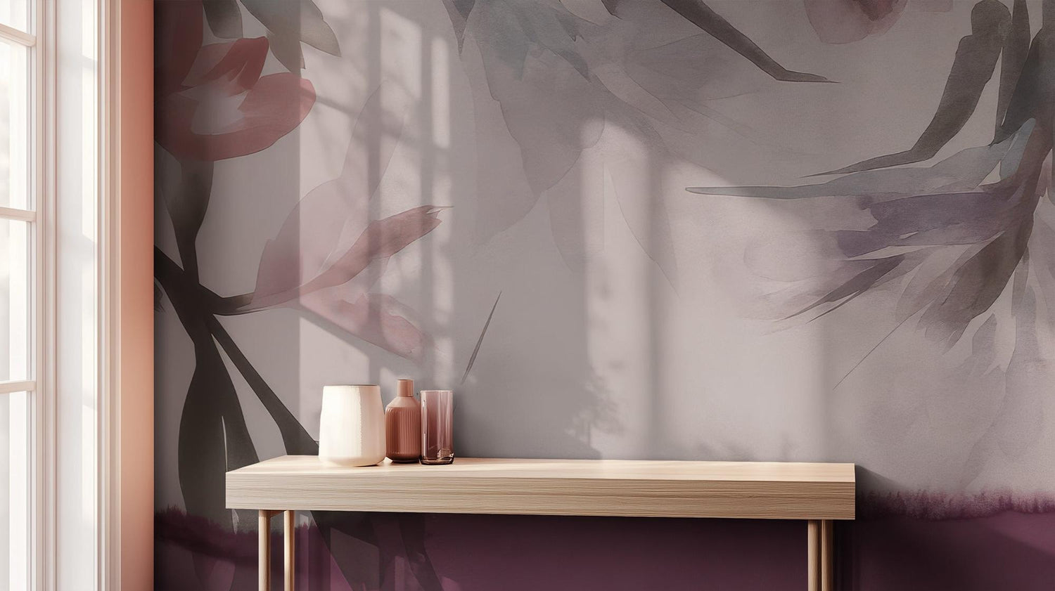Modern Pink wallpaper for Bedroom